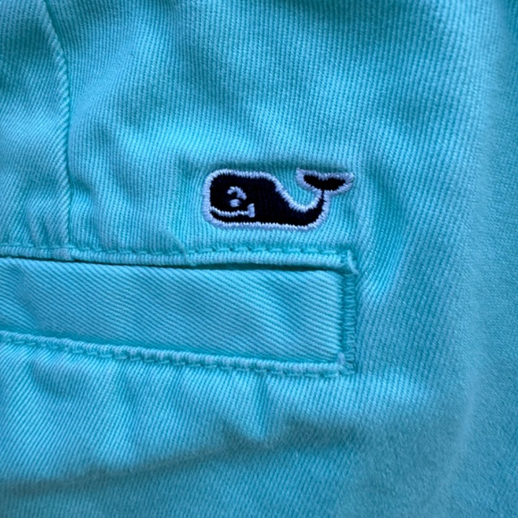 Vineyard Vines Everyday Chino Mint Pastel Green Cotton Mid Rise Shorts 4 - Picture 6 of 7